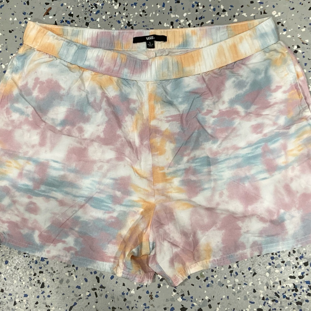 Vans tie dye shorts